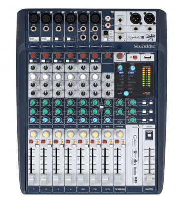 SIGNATURE 10 SOUNDCRAFT - 10 CHANNEL ANALOG MIXER