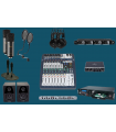 RADIO STUDIO PACKAGE ON AIR 2K SOUNDCRAFT