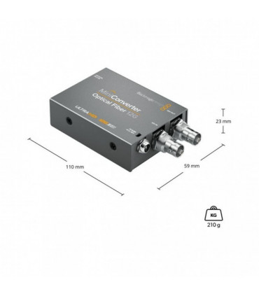 Blackmagic Design Mini Convertisseur Fibre Optique 12G