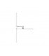 Antena dipolo FM de acero inoxidable, 800 W, conector "tipo N"