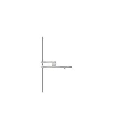 Antena dipolo FM de acero inoxidable, 800 W, conector "tipo N"