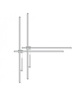 Antenne dipôle FM en aluminium, 1500 W, connecteur 7/16