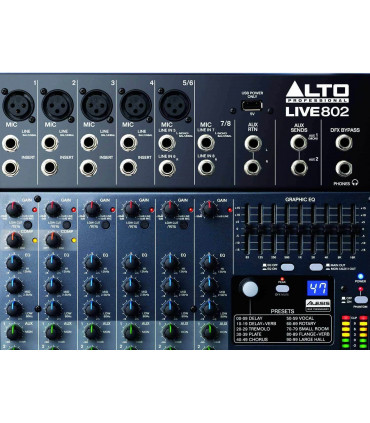 ALTO Live 802 by ALTO PROFESSIONAL - Audio Mixer