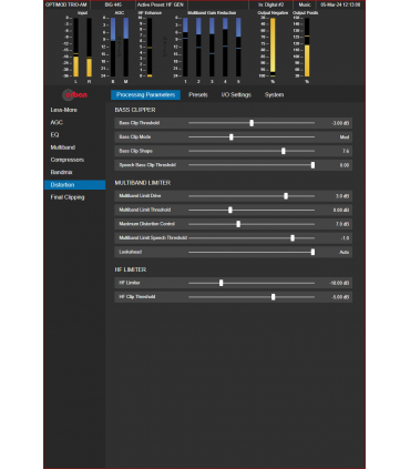 OPTIMOD TRIO PROCESSORE AUDIO FM-AM