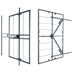Panneau dipolaire en acier inoxydable, 3 kW, bride 7/8