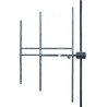 Antenna FM 3 elementi, acciaio inossidabile, 800W, connettore N