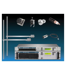 Paquet 2kW Émetteur FM Accessoires et Système d'antenne à 2 baies-Teko Broadcast