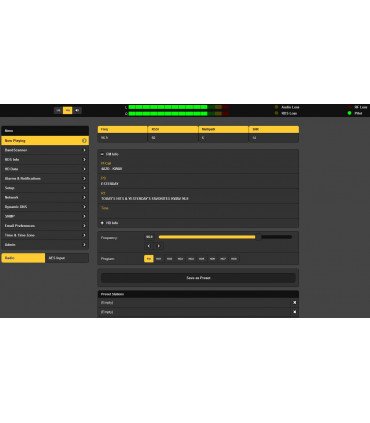 638 INOmini Iovonics Broadcast FM|HD Radio Monitor SiteStreamer con interfaccia web